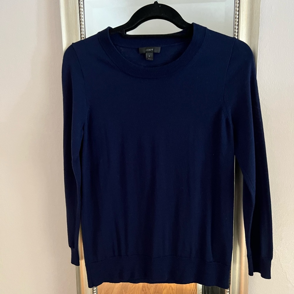 J Crew Navy Tippi Sweater